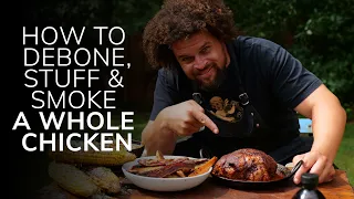 HOW TO DEBONE, STUFF & SMOKE A WHOLE CHICKEN