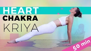 Kundalini Yoga Class: Heart Chakra Opening Sequence (50-min) Breath Of Fire Pranayama Frenzy!