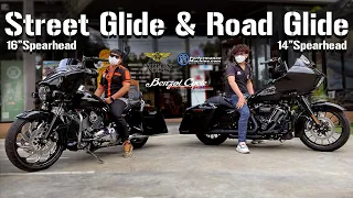 HD-Street Glide Vs Road Glide  ((( Twin Cam Vs Milwaukee 8 )))