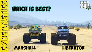 GTA 5 - LIBERATOR VS MARSHALL - MONSTER TRUCK EDITION