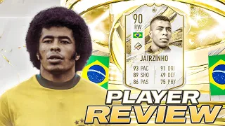 SHEESH!! 🚨90 MID ICON JAIRZINHO PLAYER REVIEW - FIFA 23 ULTIMATE TEAM