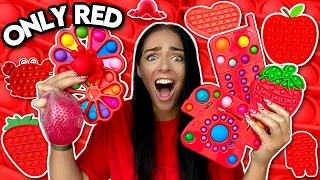 ❤️ONLY RED❤️ Fidget Shopping at Learning Express❤️🍒🍓