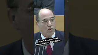 Deutschland #angriffskrieg #natocrimes #kosovo Gregor Gysi hat es schon damals gewusst!