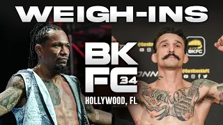 BKFC 34 Live Weigh-Ins!