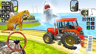 Real Tractor Trolley Cargo Farming Simulation –🚜Tractor Farming Driving Games – Android Games #152