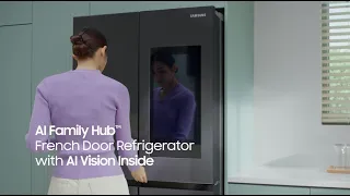 AI Family Hub™️ French Door Refrigerator with Internal Beverage Centre™️