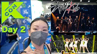 KCON DAY 2 + Concert with Stray Kids, Itzy, Ateez, Enhypen, INI, and more!