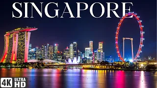 SINGAPORE in 4K II How is Singapore? || Relaxing Music || Calming Music II Natural Scenery II