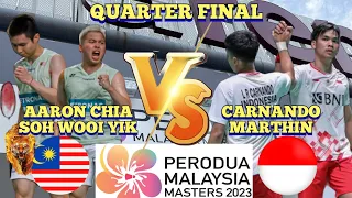 (QF)🇲🇾🌟AARON CHIA-SOH WOOI YIK 🆚️ 🇲🇨LEO ROLLY CARNANDO-DANIEL MARTHIN🤩👍‼️FULL ATTACK💥🔥‼️