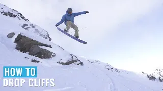 How To Drop Cliffs On A Snowboard