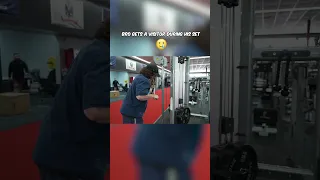 Bro gets a SURPRISE DURING HIS SET🫣 Sam Sulek Tricep Pushdown