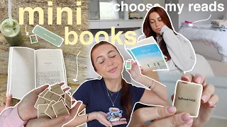 mini books choose the books i read for a week 📚🥹
