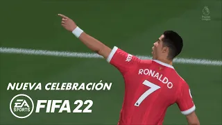 NUEVA CELEBRACIÓN EN FIFA 22 AL ÚLTIMO MINUTO CON CRISTIANO RONALDO