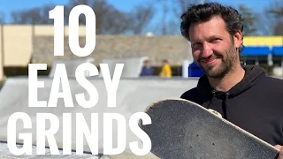 10 EASY Mini Ramp Grinds ANYONE Can Learn!