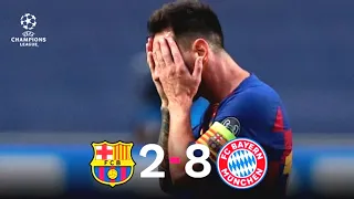 HINCHA DEL BARÇA REACCIONA AL BARCELONA 2-8 BAYERN MUNICH | CHAMPIONS LEAGUE 2020