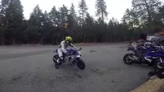 2015 Yamaha R1 New Graves Shorty Exhaust Take Off and Fly By.