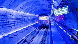 Exploring Kolkata's Underwater Marvel: India's First Underwater Metro Station 🚄 #underwatermetro