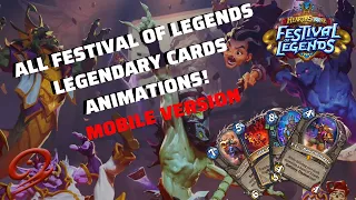 All Festival of Legends Legendary Cards Animations! [MOBILE VERSION]