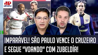 "O São Paulo TÁ INVICTO HÁ 11 JOGOS, cara! O que eu MAIS GOSTO no Zubeldía é que..." 2x0 no Cruzeiro