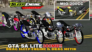 RILIS!! GTA SA LITE FULL MOD DRAG SLEEP ENGINE DAN DRAG METIK TERBARU DI ANDROID SOUND GAHAR