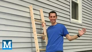 How to Make a Simple Wood Ladder