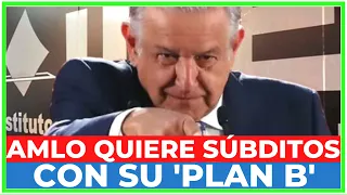 🚨 AMLO se SIENTE REY: QUIERE DESTRUIR al INE para MANEJAR las ELECCIONES y CREAR una D1CT4DUR4