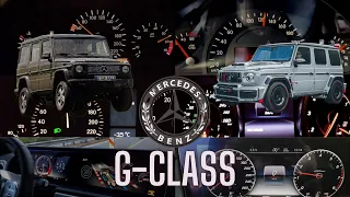 Mercedes-Benz G-Class - ACCELERATION BATTLE (all generations)