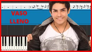 Erick Elera, Makano - Vaso Lleno | Piano Tutorial | Midi