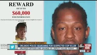 Orlando Police searching for suspected cop killer