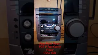 Sony VCD & Casset Player!! Old Music Player Is Best ¡¡