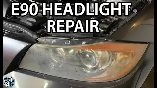 Early E90 Headlights Were Junk! - BMW E90 Headlight Repair DIY
