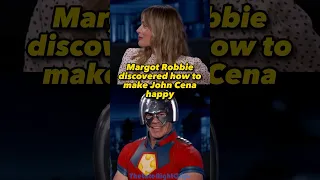 Margot Robbie discovered how to make John Cena happy #margotrobbie #johncena #suicidesquad #foryou