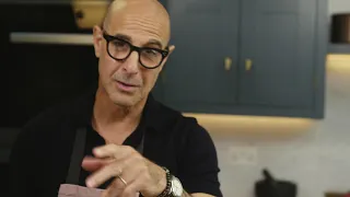 Stanley Tucci cooks spaghetti aglio e olio