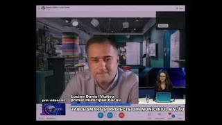 Invitatul Știrilor TeleM | Table smart și proiecte din Municipiul Bacău