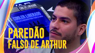 ARTHUR AGUIAR É ESCOLHIDO NO PAREDÃO FALSO E TOCA O TERROR NO QUARTO SECRETO 💥🔥 | BBB 22