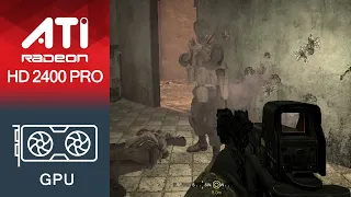 Call Of Duty 4 Modern Warfare Gameplay ATI Radeon HD 2400 Pro