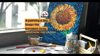 Creative Thing-to-do at home during lockdown | Online Sip & Paint