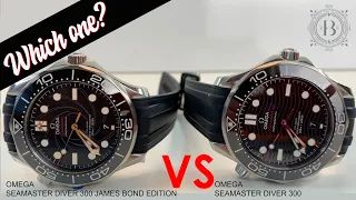 Omega Seamaster Diver 300M James Bond VS Omega Seamaster Diver 300M James Bond Limited Edition