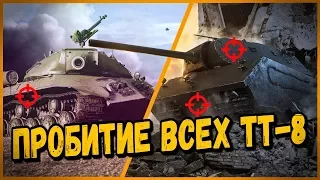 Куда пробивать все тяжелые танки 8 уровня в World of Tanks