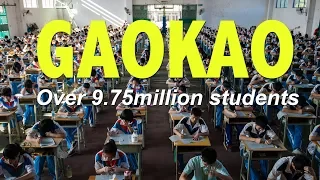 Over 9.75 million students registered in the world's toughest and largest exam, Gaokao