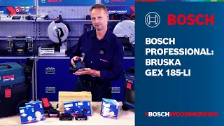 Školení s Bosch Professional: bruska GEX 185-LI