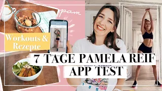 Das passiert wenn man 7 TAGE WIE PAMELA REIF TRAINIERT! Pam App im Test | Rezepte & Workouts