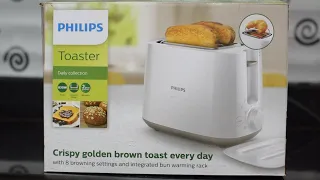 Philips HD2582/00 830 W Pop Up Toaster | Unboxing and Review | India Tech | Hindi