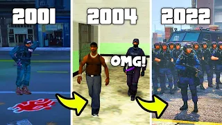 Evolution Of SWAT Logic In GTA GAMES 2001-2022