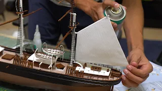 Revell Cutty Sark 1:96 Ship Model Speed Build!