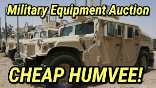 Military Equipment Auction GovPlanet CHEAP HUMVEE!