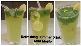 Refreshing Summer Drink Mint Mojito