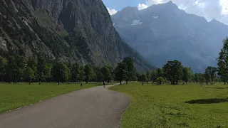 Großer Ahornboden from the Sylvenstein Lake (Germany & Austria) - Indoor Cycling Training