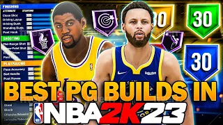 NBA 2K LEAGUE PRO SHOWS BEST PG BUILDS IN NBA 2K23! *MUST WATCH*