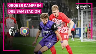 SC Freiburg II vs. FC Erzgebirge Aue, Highlights mit Live-Kommentar | 3. Liga | MAGENTA SPORT